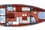Jeanneau Sun Odyssey 50 DS - Layout Image