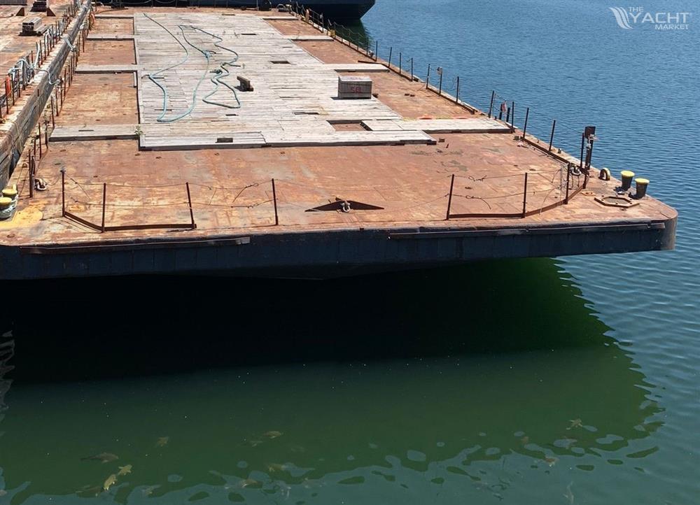 180&#39; x 54&#39; x 12&#39; Steel Deck Barge For Sale or Monthly Lease