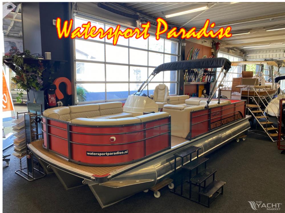 Pontoonboot 25FT 3-Tubes Red