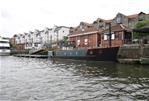Dutch Barge Style Widebeam With Residential Bristol Harbour Mooring