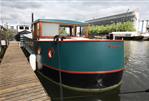 Dutch Barge Style Widebeam With Residential Bristol Harbour Mooring