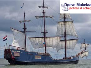 3 mast Charterschip / Evenementenboot 44 nachtgasten, 150 daggasten