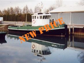 Steel Model Bow Tug 350 hp