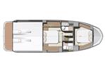 Prestige 420 Flybridge - Layout Image