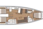 Beneteau First 53 - Layout Image