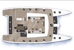 Lagoon 630 Motor Yacht - Layout Upper Deck