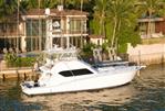 Hatteras 60 Convertible - Arial Dockside Profile 2 