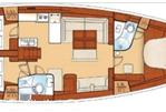 Beneteau Oceanis 54 - Layout Image