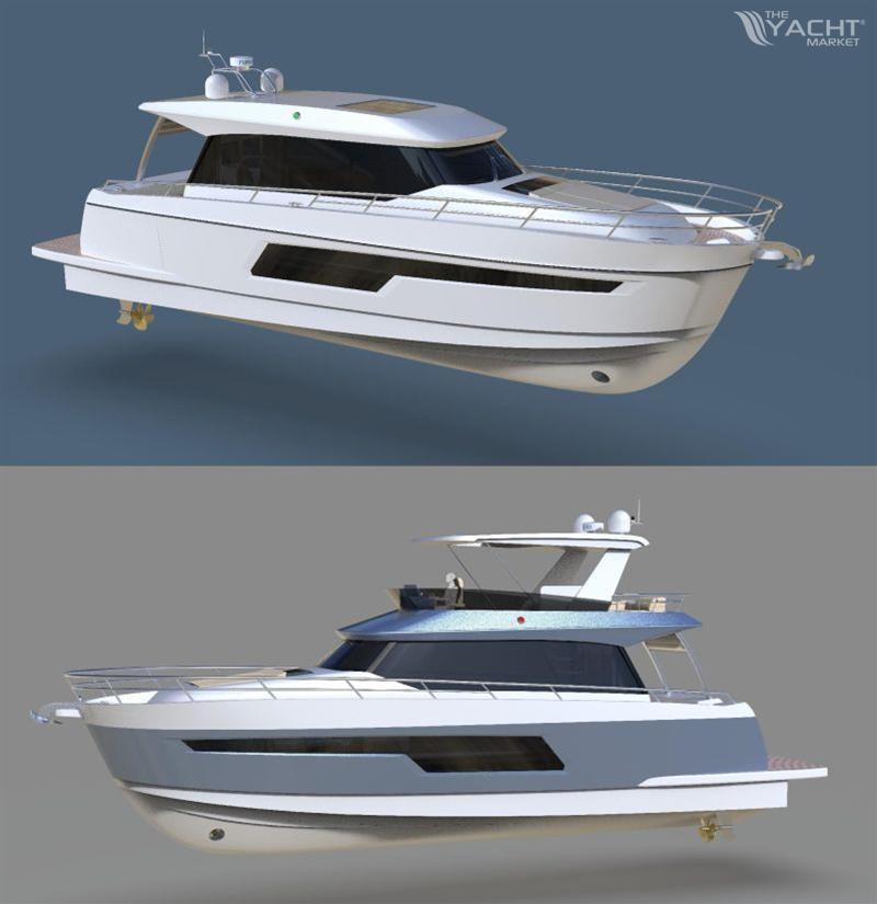 Kobus Naval Design &amp; Brythonic Yachts FlyBridge &amp; Sedan
