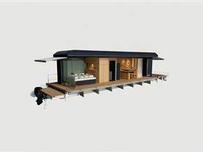 KND Naval Design 15m Aluminium Houseboat