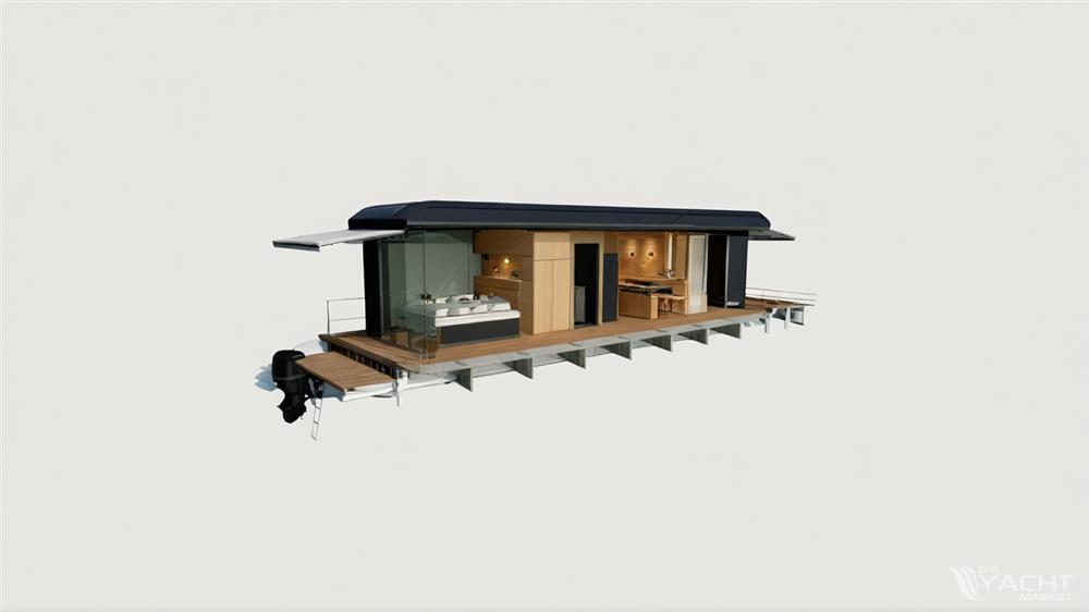 KND Naval Design 15m Aluminium Houseboat