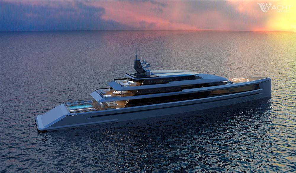 Brythonic Yachts &amp; KND Naval Design 80.00 Meter Aluminium Super Yacht