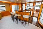 Hatteras Flybridge Motor Yacht - Aft Salon Bar