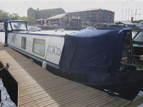 40' Cruiser Stern Narrowboat Bristol Harbour