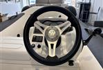 Williams Jet Tenders Sportjet 345 - Steering wheel of 2025 Williams Jet Tenders Sportjet 345 in showroom setting.