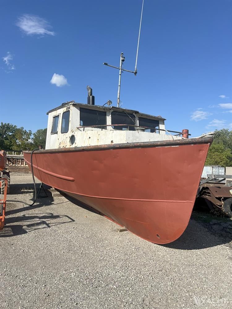 40&#39; x 13&#39; Steel Work Boat Project Boat