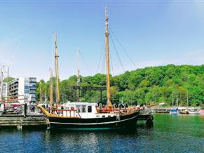 Træbåd wooden boat - Jagt Ketch Rigged