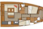 Beneteau Sense 50 - Layout Image