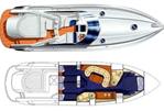 Sunseeker PREDATOR 54 - Layout Image