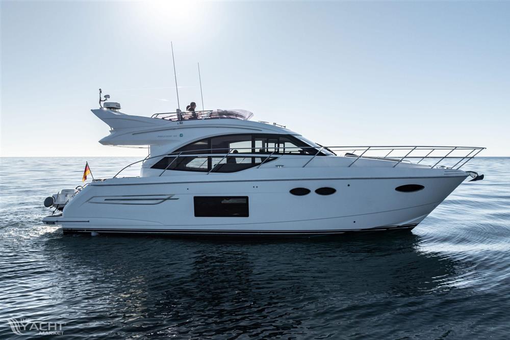 Princess 49 - Luxury 2017 Princess 49 yacht cruising on calm ocean waters.