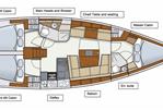 Hanse 415 - Layout Image