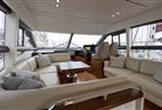 Princess 49 - Luxurious interior of 2017 Princess 49 yacht with elegant seating and modern design.