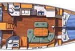 Beneteau Oceanis 473 Clipper - Layout Image