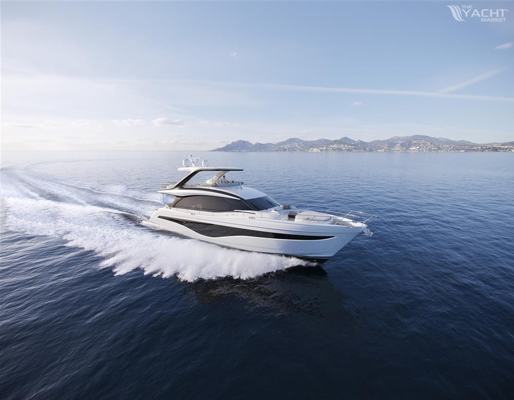Princess Yachts Y72 - y72-exterior-white-hull-cgi