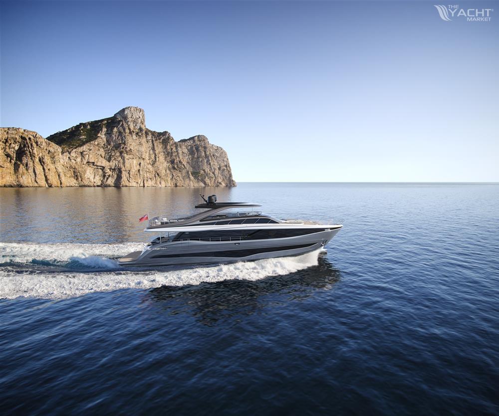 Princess Yachts Y95 - y95-exterior-grey-hull