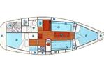 Hunter Channel 32 Twin Keel - Layout