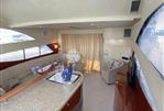 Fairline 50 Fly - Dining area perfect for entertaining guests on board.