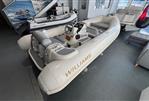 Williams Jet Tenders Turbojet 385 - 2017 Williams Jet Tenders Turbojet 385 inflatable boat displayed indoors.