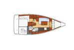 Beneteau Oceanis 35.1 - Layout Image