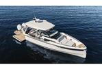 Saxdor 320 GTO - 2025 Saxdor 320 GTO luxury boat cruising on open water.