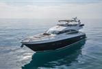 Princess 72 Motor Yacht - Luxurious 2013 Princess 72 Motor Yacht cruising on calm ocean waters.