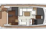 Prestige 520 Flybridge - Layout Image