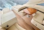 Fairline Targa 52 GT - Luxurious 2006 Fairline Targa 52 GT yacht interior with elegant seating and wooden table.