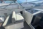 VanDutch 40 - Interior of 2010 VanDutch 40 yacht, featuring sleek helm and comfortable seating.