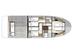 Prestige 460 Fly - Layout Lower Deck
