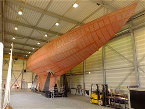 Graafship BV Bare hull for Two-masted topsail gaff schooner