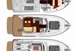 Beneteau Swift Trawler 34 - Layout Image