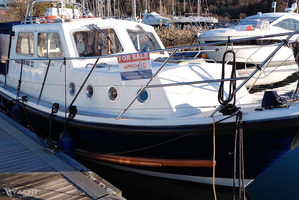 Seaward 29 - 2005 Seaward 29 boat for sale, docked at marina with &quot;For Sale&quot; sign.