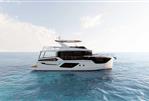 Absolute NAVETTA 58 - 2026 Absolute 58" Navetta yacht on calm ocean waters under clear sky.