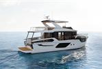Absolute NAVETTA 58 - 2026 Absolute 58" Navetta yacht cruising on open water, showcasing sleek design and luxury.