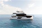 Absolute NAVETTA 58 - Luxury 2026 Absolute 58" Navetta yacht cruising on serene ocean waters.