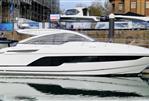 Fairline Targa 45 Open - 2025 Fairline Targa 45 Open yacht docked in a marina, showcasing sleek design and luxury.