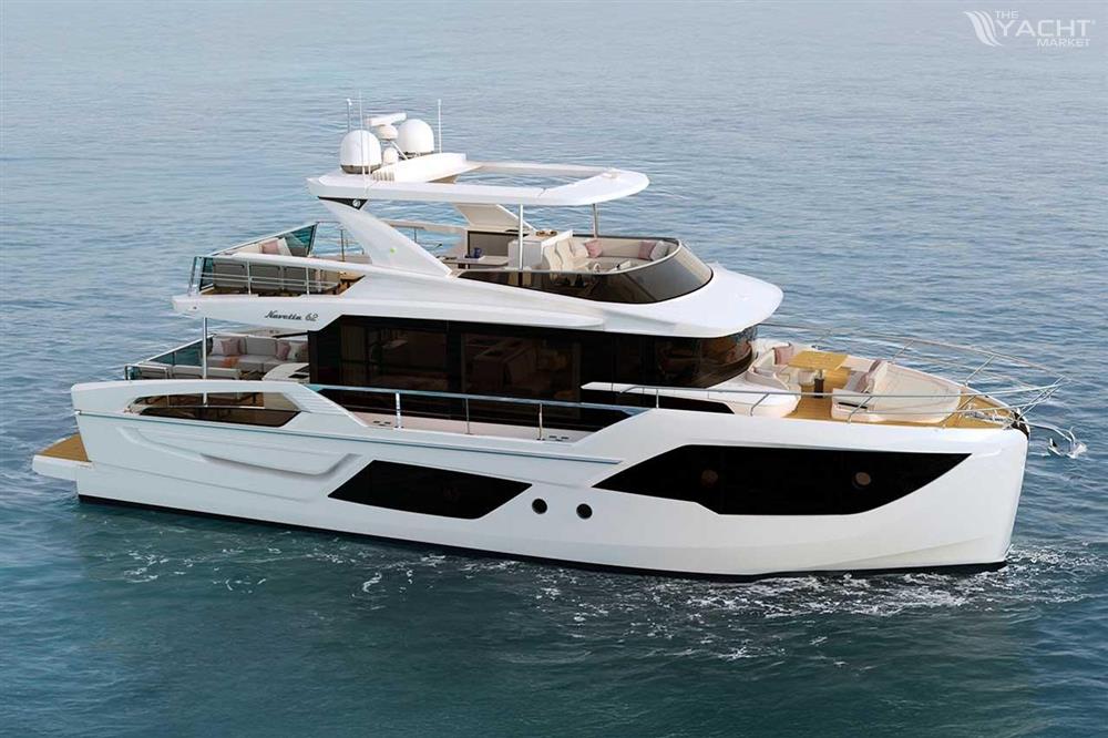 Absolute Navetta 62 - Luxury Absolute Navetta 62 yacht cruising on open water, 2026 model.