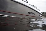 Falcon BR 7 - 2026 Falcon BR 7 boat on water, showcasing sleek design and branding.