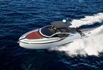 Fairline F//Line 33 Outboard - 2026 Fairline F//Line 33 Outboard cruising on open water, showcasing sleek design and speed.