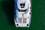Aquila 54 Yacht - Aerial view of 2026 Aquila 54 Yacht on green water.